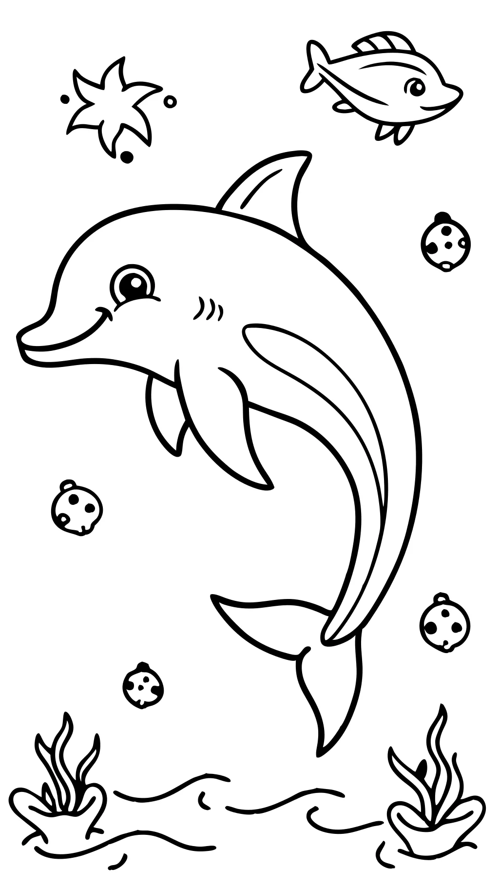 printable coloring pages dolphins